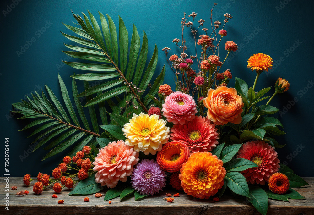 Obraz premium Vibrant Floral Arrangement
