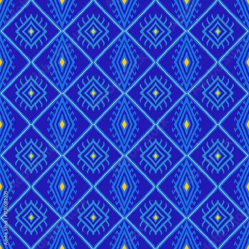 Sapphire Tribal Rhombus