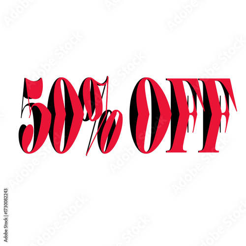 50% OFF SALES POSTER 