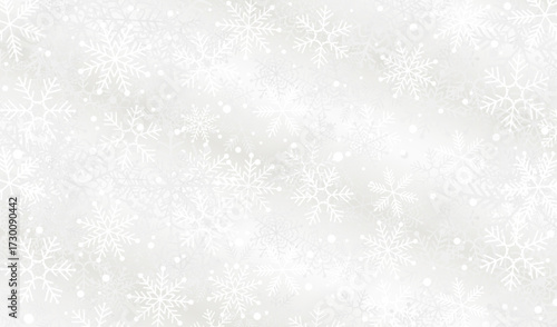Snowflake background material_SILVER