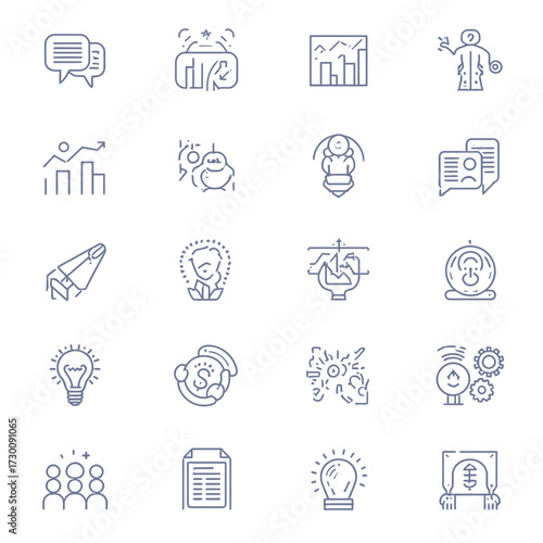 A collection of medical and healthcare line icons, illustrating symbols for hospital services, doctor consultations, and treatment