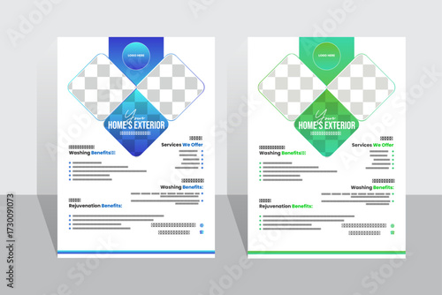 Modern Flyer design template, layout, and Ready to edit & print