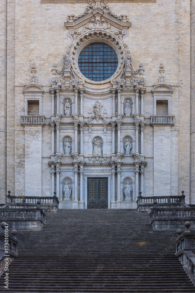 Obraz premium In the old town of Girona