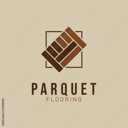 parquet flooring logo granite tile logo, parquet design vector icon illustration graphic template