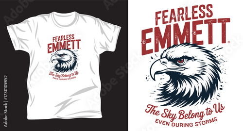 Eagle graphic vector t shirt design print.