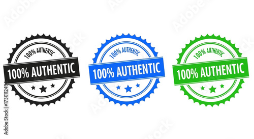 Authenticity Guarantee Stickers for Products and Services Assuring Genuine Quality and Trustworthiness for Consumers Seeking Verified Merchandise
