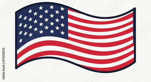 A Waving American Flag Symbolizing Freedom Independence and National Pride Across the United States of America