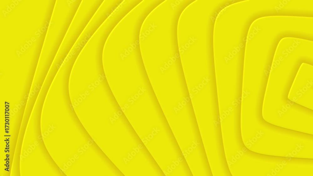 Abstract Yellow Geometric Layered Background With Soft Shadows image photo