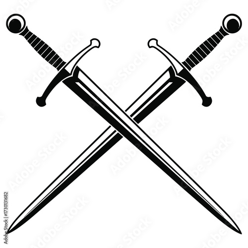 two crossed swords