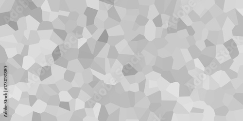 Light Grey Abstract Geometric Mosaic Texture with Polygonal Fragments and Soft Shading vector illustration