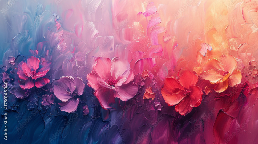 Fototapeta premium pink rose petals