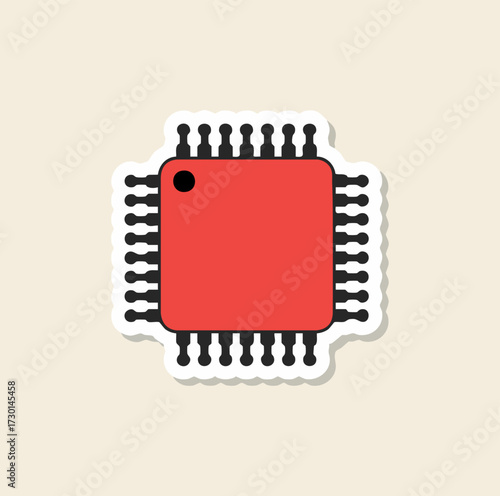Microchip Icon Vector