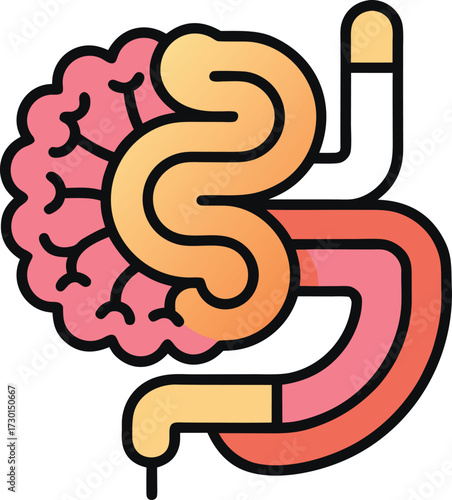 Abstract geometric shapes with vibrant color palette