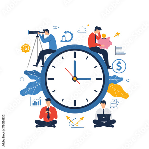 Time management strategies for enhanced productivity and financial planning in business.