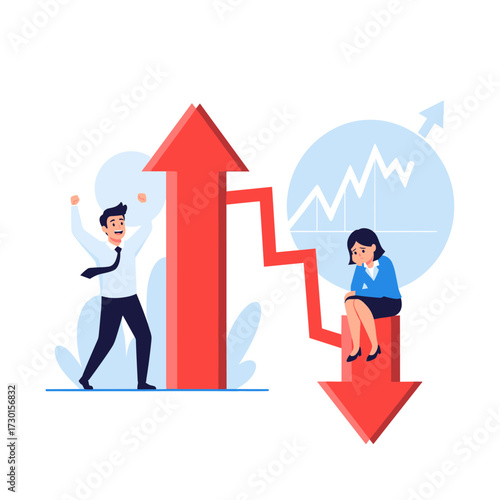Understanding market fluctuations and their impact on individual financial success and struggles.