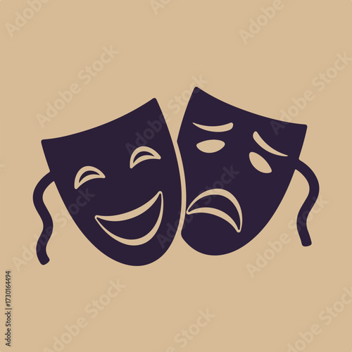Comedy & tragedy masks