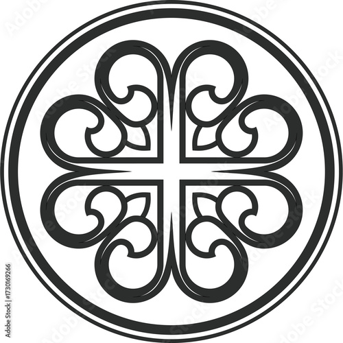 Armenian Ethnic Ornament Symbol 