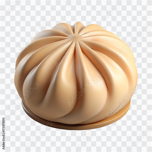 3D Baozi Icon | Chinese Steamed Bun, Dumpling & Traditional Food