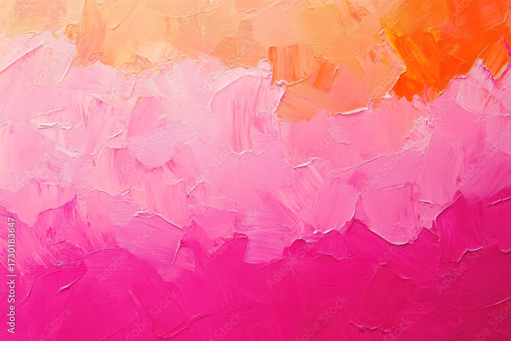 Obraz premium Abstract Pink and Orange Modern Ombre Texture Background