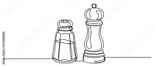 Salt Shaker and Pepper Mill for Seasoning Food