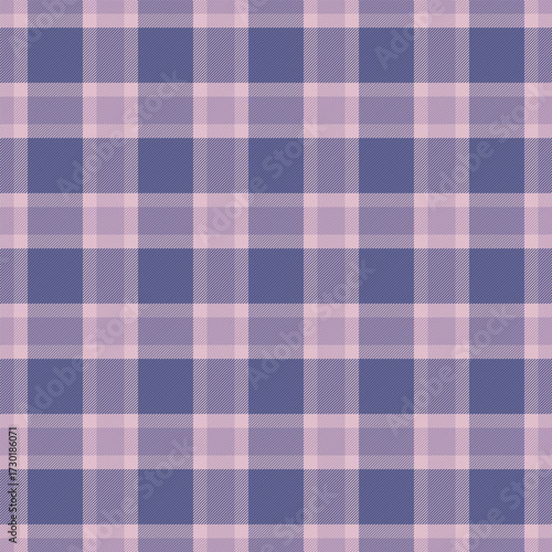 Graph texture pattern vector, free background check seamless. Stripped plaid fabric tartan textile in pastel and light colors.