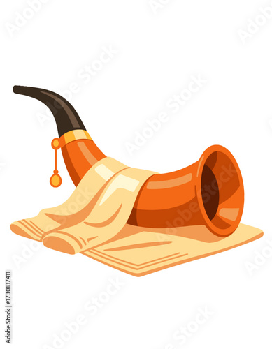 Shofar Jewish Horn Religious Holiday Trumpet