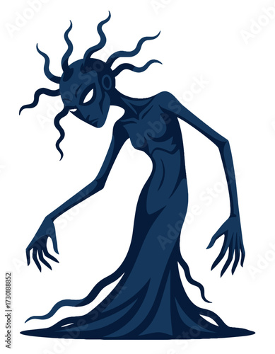 Dark Spirit Ghost Monster Creepy Entity Horror Character