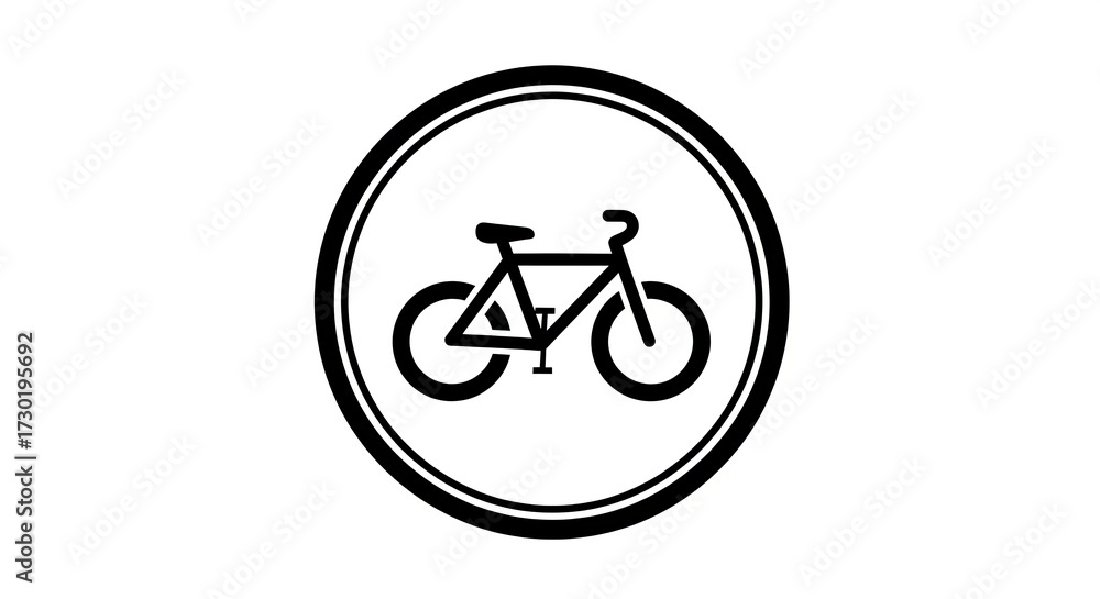 Fototapeta premium Bicycle icon graphic design