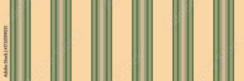 Tiwali vector texture background, neat stripe textile pattern. Vid fabric lines seamless vertical in pastel and green colors.