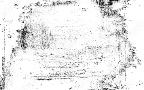Chaotic grunge ink particles. Abstract texture with grain and stain. Splashes of paint