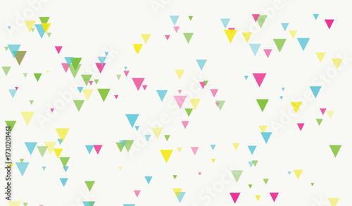 A seamless vector pattern of colorful confetti and party streamers for a festive celebration design or wallpaper decoration