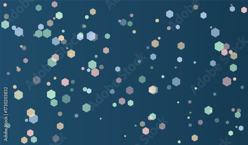 Wet seamless pattern of blue water drops on clear glass with a light texture