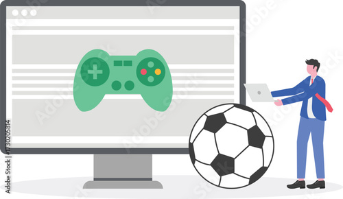 Sports games, video game walkthrough, cross-platform play concepts with characters.

