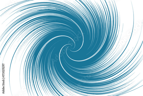 Dynamic teal swirl creates a mesmerizing vortex of abstract energy and motion