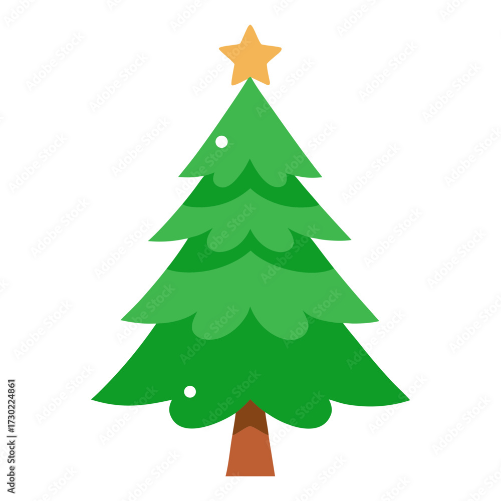 Fototapeta premium green christmas tree