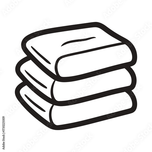 stack of towels icon