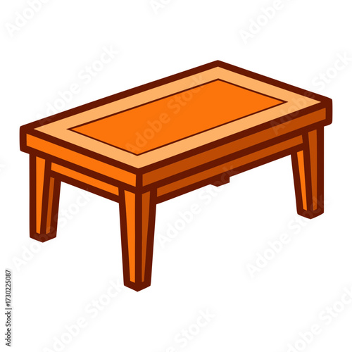 wooden loft coffee table