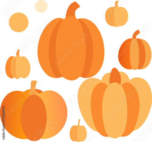 seamless pattern with pumpkins