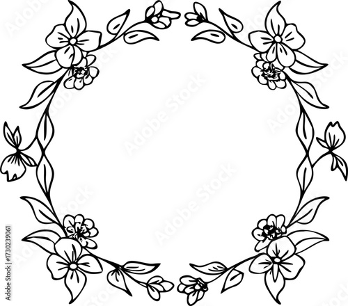 Floral frame