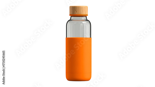 medicine bottle isolated on white