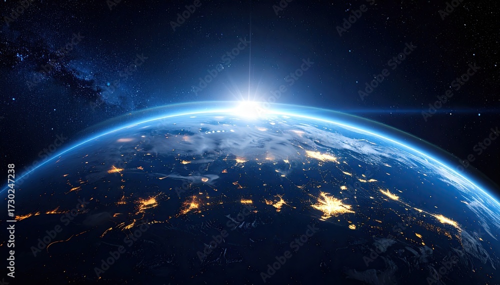 Obraz premium Sunlight Through Ocean Surface Underwater View with Blue Ripples and Fish Silhouettes in Tranquil Nature Photography