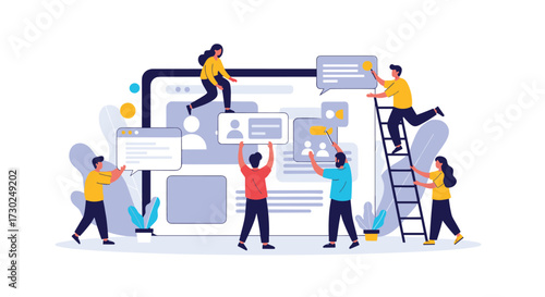 Building a collaborative digital workspace for enhanced team productivity and communication.