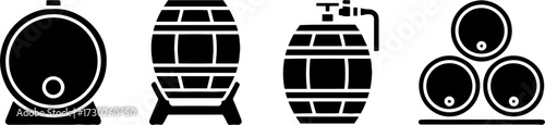 Variety of Barrels for Beverage Storage and Aging Designs