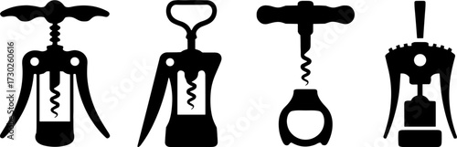 Various Corkscrew Designs for Wine Enthusiasts and Bartenders