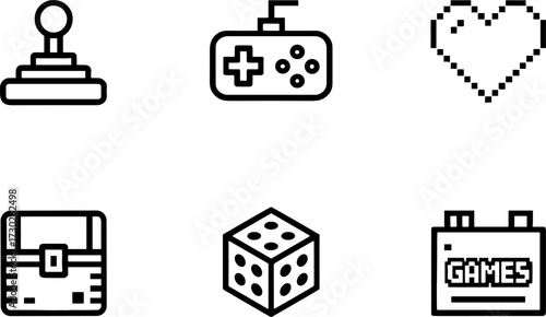 Retro Gamings Collection for Creative Projects and Designs