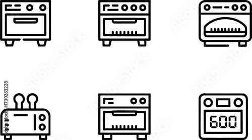 Kitchen Appliances Featuring Oven Toaster Microwave Designs