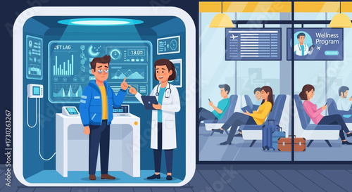 Innovative travel wellness solutions: Addressing jet lag with advanced medical technologies