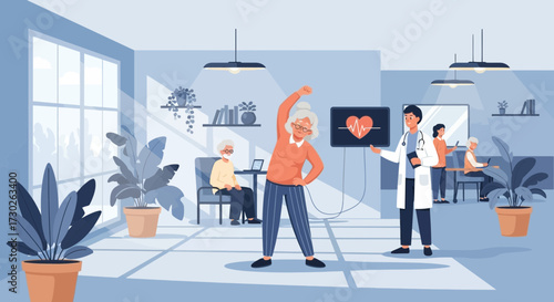 Senior Wellness Program: Exercise and Medical Monitoring in Assisted Living