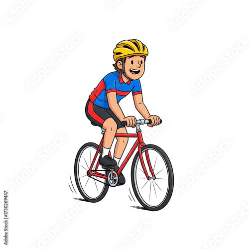boy on bike