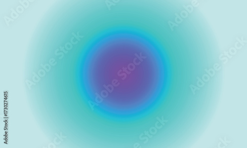 A soft, ethereal radial gradient with a purple core blending into shades of blue and cyan.